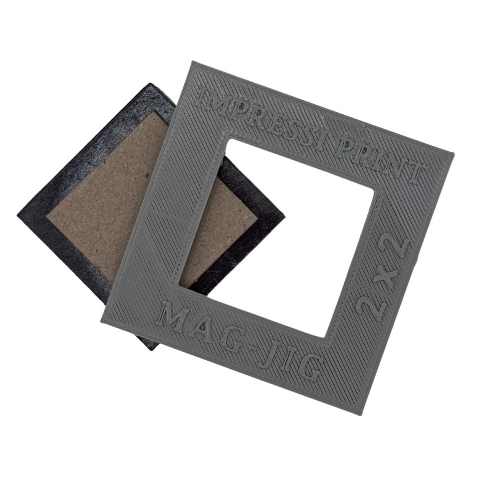 Mag-Jig Cardboard Alignment Tool for 50x50mm (2x2") Magnet Maker Machines