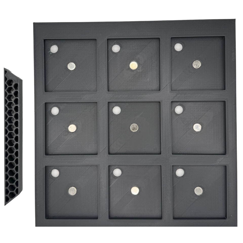 2x2" Large Photo Magnet Frame (9 Count)