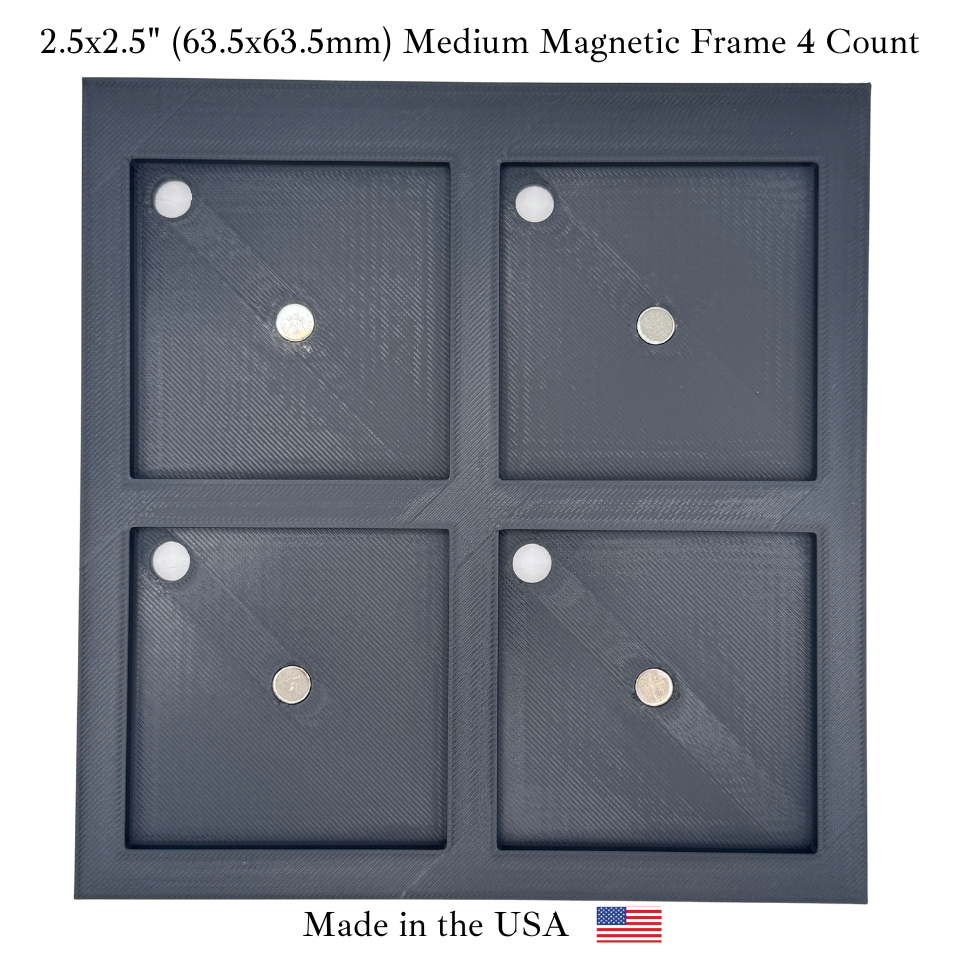 2.5x2.5" Medium Photo Magnet Frame (4 Count)