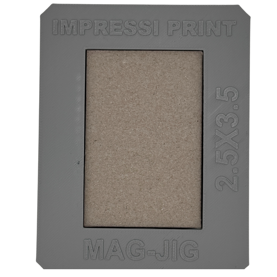 Mag-Jig Cardboard Alignment Tool for 65x90mm (2.5x3.5") Magnet Maker Machines