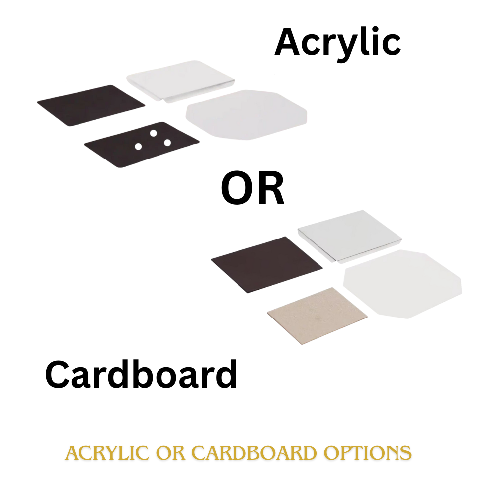 65x90mm (2.5x3.5") Magnet Machine w/ Cutter. Acrylic or Cardboard Options