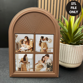 Modern Arched Frame Design - STL File