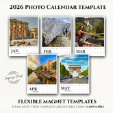 Flexible 2026 Photo Calendar Template