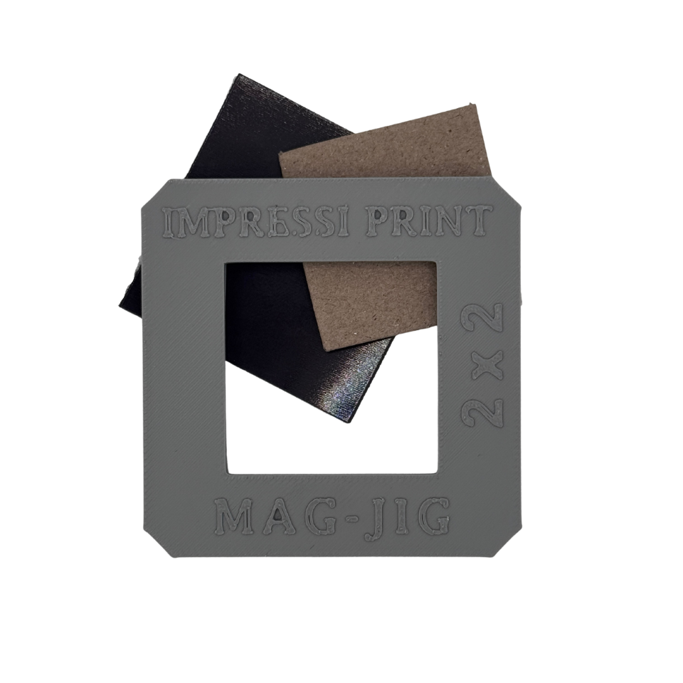 Mag-Jig Cardboard Alignment Tool for 50x50mm (2x2") Magnet Maker Machines