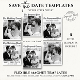 Save the Date Flexible Templates- Newsletter Style