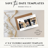 Save the Date Flexible Templates- Modern Style #1
