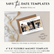 Save the Date Flexible Templates- Modern Style #1