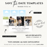 Save the Date Flexible Templates- Modern Style #2