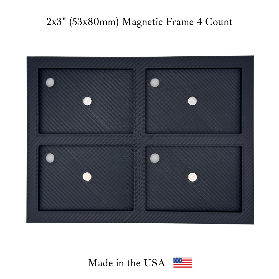 2x3" (53x80mm) Photo Magnet Frame - 4 Count