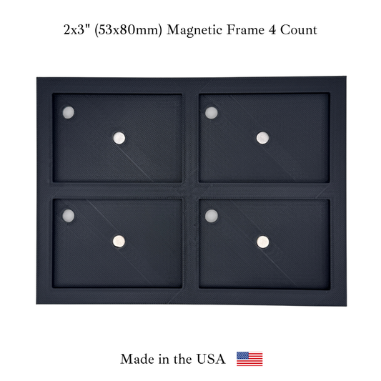 2x3" (53x80mm) Photo Magnet Frame - 4 Count