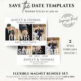 Save the Date Flexible Templates- Modern Style #1 and #2