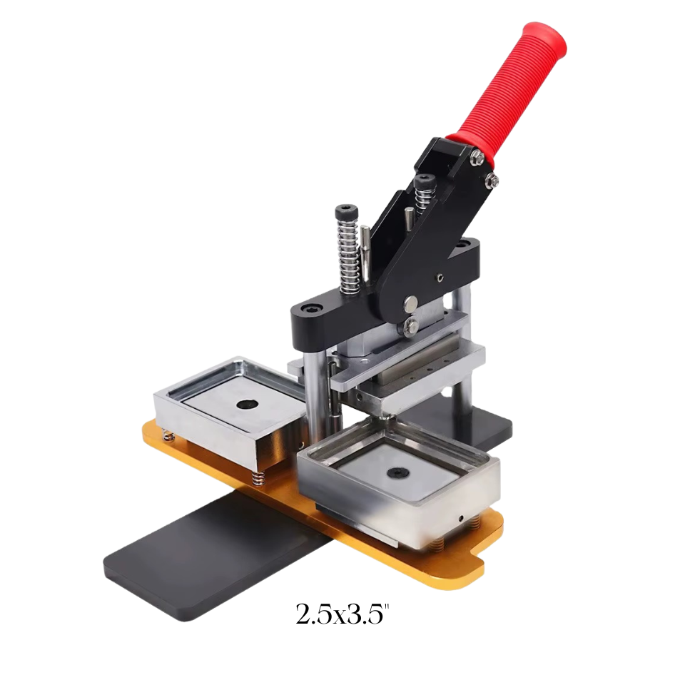 65x90mm (2.5x3.5") Magnet Machine w/ Cutter. Acrylic or Cardboard Options