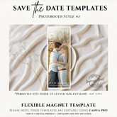 Save the Date Flexible Templates- Photobooth Style #2B