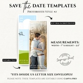 Save the Date Flexible Templates- Photobooth Style #2B