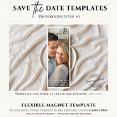 Save the Date Flexible Templates- Photobooth Style #3B