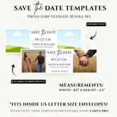 Save the Date - Photo Strip Ultimate Bundle Set #1-4