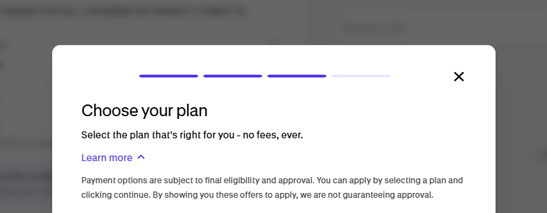 Complete your application